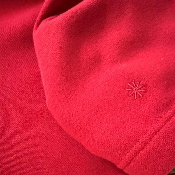 Athleta Cozy Karma Sweatshirt Dress - Red - Size Medium - Picture 14 of 16